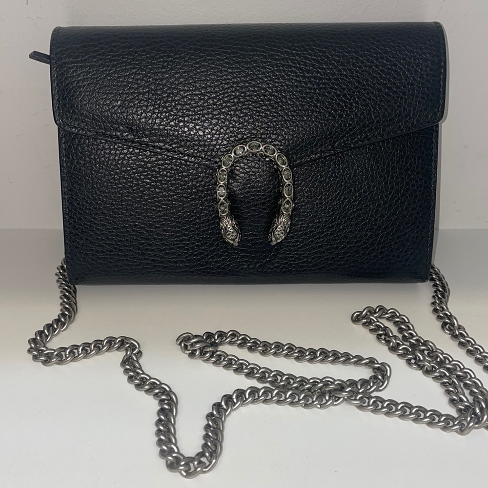 Gucci Dionysus leather mini chain bag AUTHENTIC